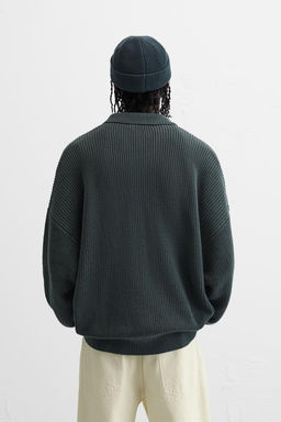 PURL KNIT POLO SHIRT - Zara фото 3