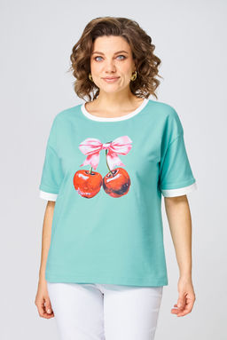 Джемпер Rumoda 2285 бирюзовый  фото 6