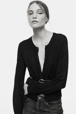 Cardigan en punto fino - H&m фото 22