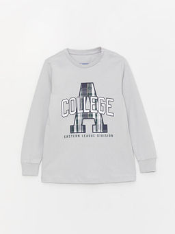 Bisiklet Yaka Bask?l? Uzun Kollu Erkek ?ocuk Pijama Tak?m? - Waikiki фото 2