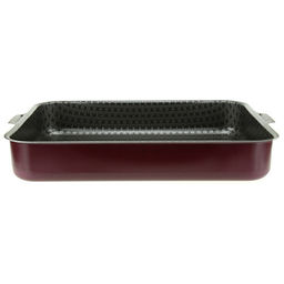 "Lace" Противень с антипригарным покрытием 35х27см "Кружево", h6,3см, s0,09см (Россия)