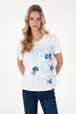 Kad_n Beyaz Ti__rt Sepette S_rpriz _ndirim - U.s. polo assn фото 3