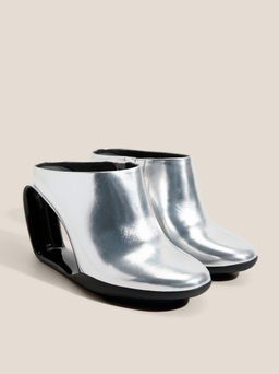 Ботильоны UNITED NUDE Mobius Mule Hi Артикул 4638796, серебряный