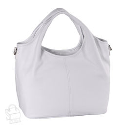 Сумка женская кожаная 8555-1 white Polina&Eiterou  в Новосибирске