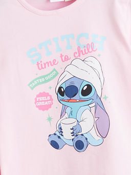 Stitch Lisansl? K?z ?ocuk Pijama Tak?m
