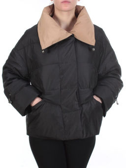 B2109 BLACK Куртка демисезонная женская R.LONYR (100 гр. синтепон)