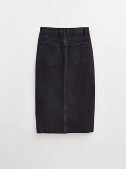 CONTE CON-685 Юбка джинсовая женская washed black - Conte elegant фото 10