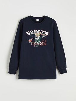 Ay? Teddy Bask?l? Erkek ?ocuk Pijama Tak?m?