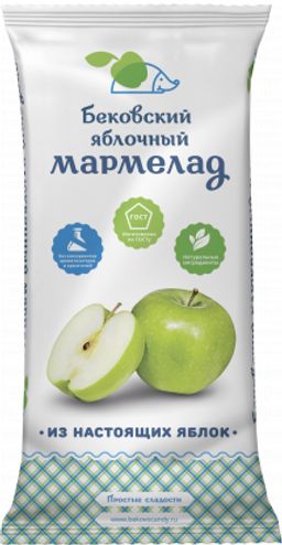 Бековский яблочный мармелад, 260 грамм