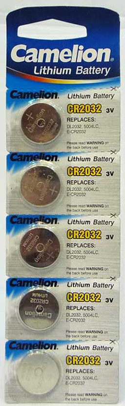 Цена за 5 шт. Батарейка Camelion CR2032 BL-5 (уп.5) - ГалеонТрейд фото 3