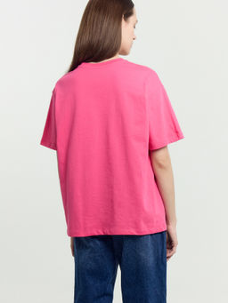 Футболка женская в розовом цвете маджента 112678 - Mark formelle фото 5