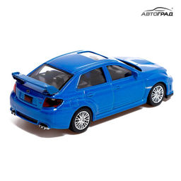 Машина металлическая SUBARU WRX STI, 1:43, цвет синий - Автоград фото 5
