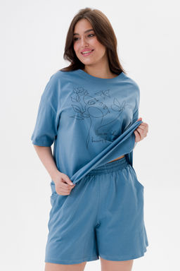 Пижама женская из кулирки Дива топаз - Амадэль фото 8