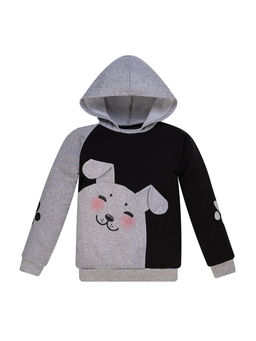 Костюм детский черныймеланж собака