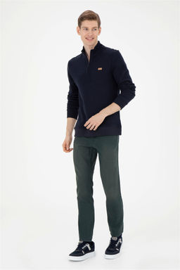 Мужские зеленые джинсовые брюки - U.s. polo assn фото 3