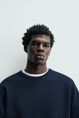 TEXTURED COTTON JUMPER - Zara фото 11