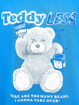 Футболка мужская ярко-голубая с печатью я.голубой +печать 111846 - Mark formelle фото 6