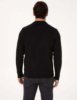 Siyah Regular Fit Triko H_rka - Cacharel фото 5