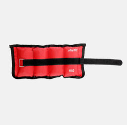 Утяжелители STARFIT WT-401 1 кг, красный  фото 2