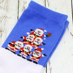 Носки НГ р.35-40 "Новогоднее настроение" Дедушки спортсмены