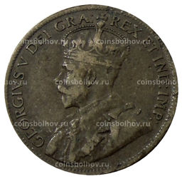 Монета 1 цент 1916 года Канада