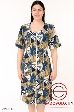 Халат женский с рисунком