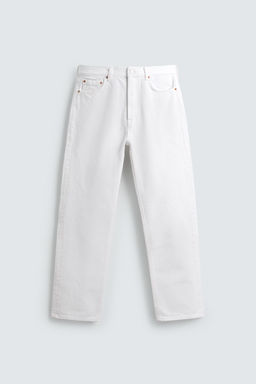 LIMITED EDITION STRAIGHT ANKLE FIT JEANS - Zara фото 15