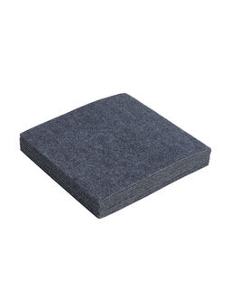 Ковролин самоклеящийся для пола и для стен, 300×300 мм, цвет тёмно – серый, 10 шт.