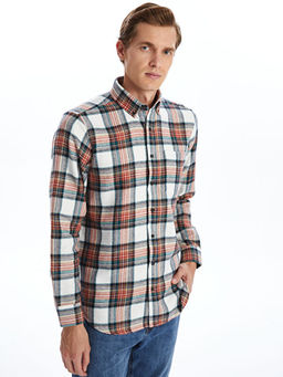 Regular Fit Uzun Kollu Ekose Erkek Oduncu G?mlek