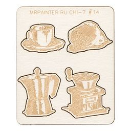 "Mr.Painter" CHI-7 Чипборд 7 см х 8.5 см 1 шт. СК/Распродажа
