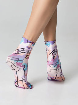 Цена за 2 пары. Носки Классические CONTE FANTASY Плотные носки с рисунком Fantasy mix - Conte elegant фото 4