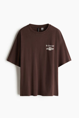 Camiseta oversize con motivo estampado - H&m фото 5