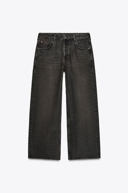 ZW COLLECTION STRAIGHT-LEG MID-RISE JEANS - Zara фото 2