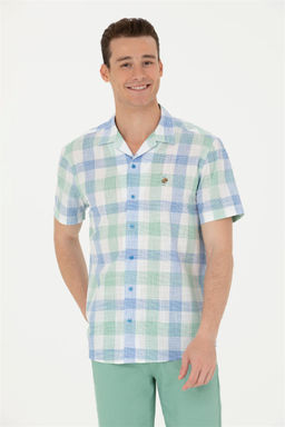 U. S. Polo Assn Мужская рубашка Saks с коротким рукавом