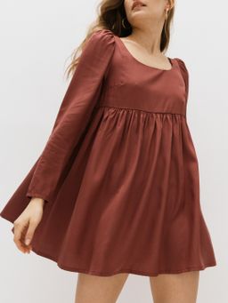 Платье 123.050027/бордовый - Seven senses фото 4