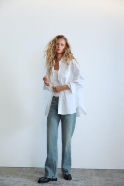 FEW ITEMS LEFT TRF WIDE-LEG LOW-RISE JEANS