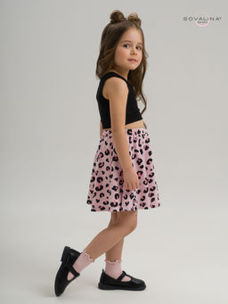 Костюм Мальвина КТ черный-нежный леопард - Sovalina фото 26