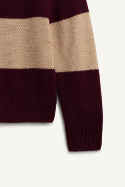 STRIPED 100% WOOL KNIT POLO SHIRT LIMITED EDITION - Zara фото 7