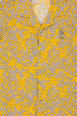 U. S. Polo Assn / Светлая рубашка цвета хаки с коротким рукавом для мальчика - U.s. polo assn фото 3