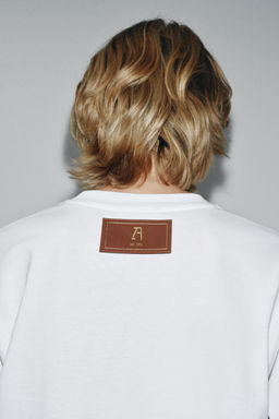 LONG SLEEVE LABEL T-SHIRT - Zara фото 3
