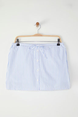 TRENDYOLMILLA Cizgili Dokuma Plaj Sort Etek TBESS25SR00015 фото 5