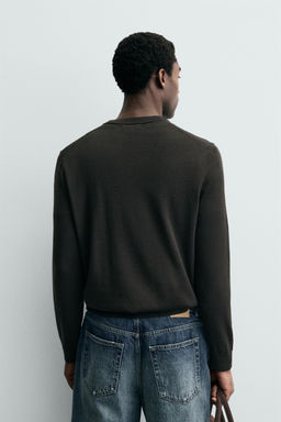100% WOOL V-NECK JUMPER - Zara фото 3