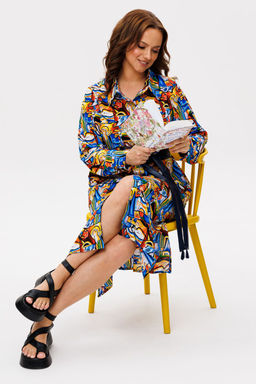 Платье ANELLI 1341 пикассо  фото 4