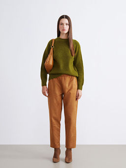 Bisiklet Yaka Kad?n Triko Kazak