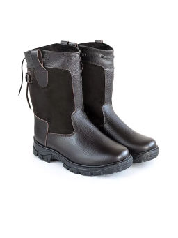 Сапоги мужские Барс, коричневые, на литой подошве