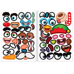 Книга с наклейками Новогодние чудики, 12 стр. - Буква-ленд фото 4