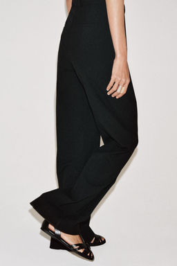 PANTAL?N TIRO ALTO ZW COLLECTION / Negro - Zara фото 7