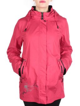 F654 CRIMSON Ветровка женская CO-COCOPINE (85% хлопок, 15% полиэстер) - Fashion фото 2