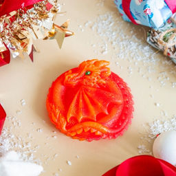 Мыло Дракон 65 г (белый, голубой, зеленый, красный, черный) НОВИНКА