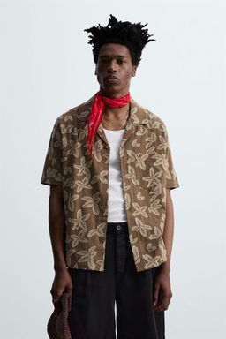 FLORAL JACQUARD SHIRT  OTIS KWAME KYE QUAICOE - Zara фото 10